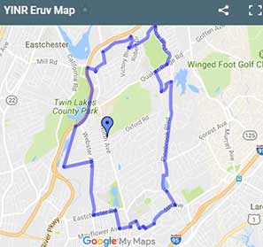 Eruv map in New Rochelle